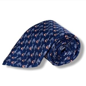 BROOKS BROTHERS Makers 100% Silk Tie Seals with Striped Balls